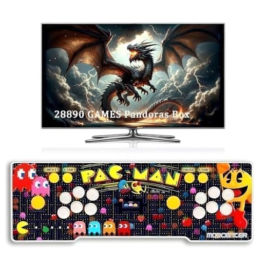 Console retro.Console Arcade 3D .Arcade console di gioco. Macchina ricreativa retrò con 29.000 set. Console manuale e configurata