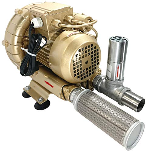 Regenerative Blower Kit EKZ 98-20 | Pressure or Vacuum applications | Includes SS Relief Valve and Intake Filter | Quiet Operation | No Maintenance Required - Oil Free | Life by Air!