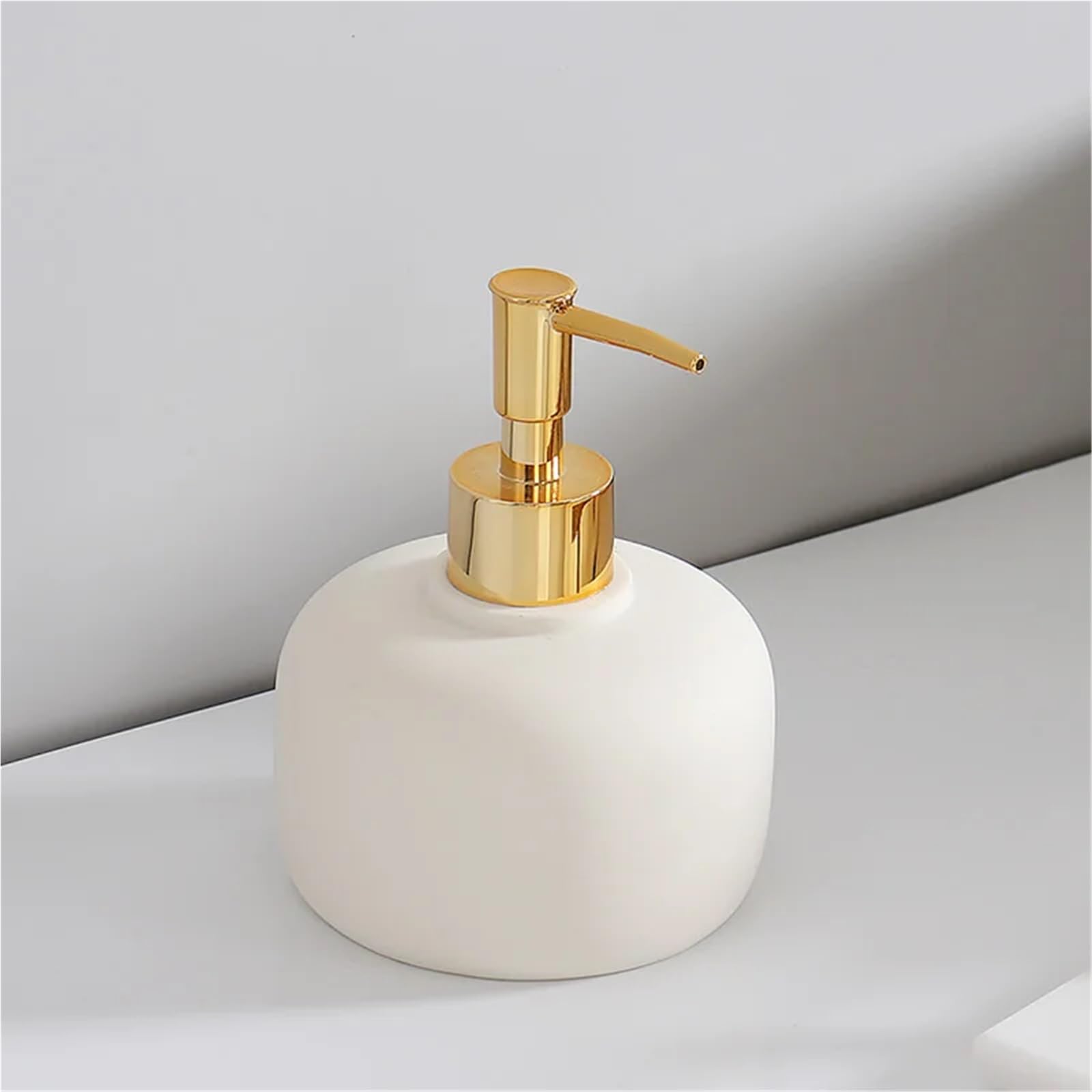 Dispensador de Jabon Dispensador de jabón for el hogar, Suministros baño, Soporte Resina for cepillos Dientes, Botella champú, Caja, Pasta(White)
