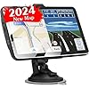 Car GPS Navigator 2.5D Touchscreen 7inch Car GPS, 2024 Newest Truck GPS Commercial Drivers,Real Voice prompts Turn Direction， Speed Limit Warning Speed Camera Alert, Lane Guidance Assist, POI