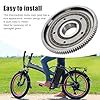 RiToEasysports Electric Bike Mid Drive Motor Gear, Steel Mid Drive Motor Gear Assembly for Tongsheng TSDZ2B #4