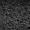 Vinyl Mesh Heavy-Duty Entrance Black 2' x 3' Scraper Mat Without Backing/Borders - Drainable
