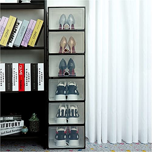 Boîte à chaussures empilable et transparente pour rangement et affichage de baskets - 3