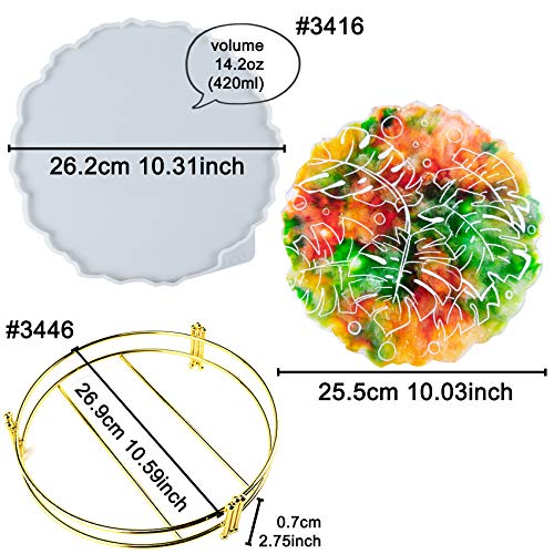 Moule résine silicone époxy argile polymère planche XL