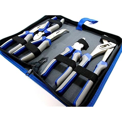 US PRO 5pc Pliers Set with Case Cover