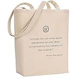 ernest hemingway quotes on life Totebag, leicht mit langen Henkeln in natürlicher Farbe