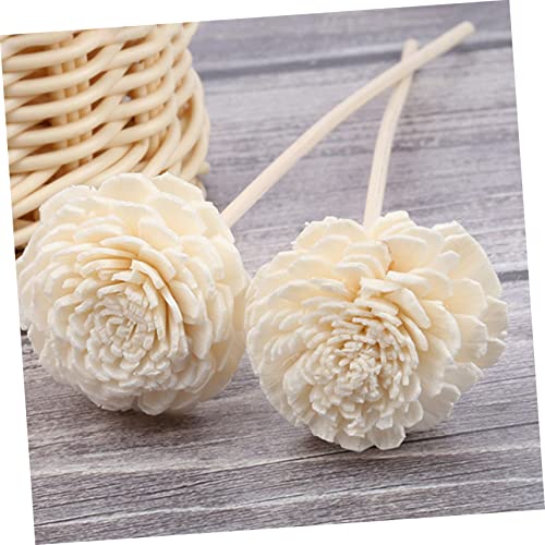 Accesorio aromaterapia flores secas de ratán decorativo 3 pzas miniatura 4
