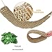 kathson Reptile Lizard Bearded Dragon Hammock Reptile Lounger Hermit Crab Climbing Toys Tank Accessories for Habitats 100% Natural Grass Fibers Hammock Bed for Geckos