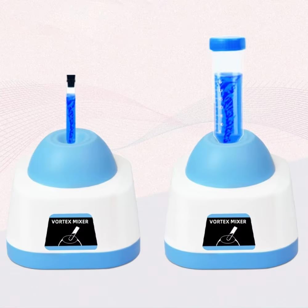 Toplionace Mini-Vortex-Mischer, Tragbarer Laborschüttler, Touch-Start 0-3000 U/Min für Reagenzgläser und Kleine Behälter