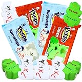 Needzo Christmas Peeps Marshmallows, Trees and Snowmen, Holiday Dessert Toppers, 12 Candies Total (Pack of 4)