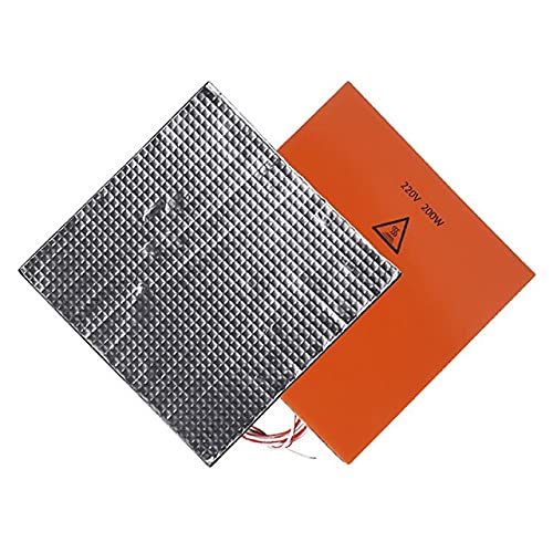 Lysee 3D Printer Parts & Accessories - HOT-220V 3D Printer Accessory Heated Bed Thermal Insulation Cotton Heat Insulation Mat 3D Printer Heating Bed Sticker - (Color: AS PIC)