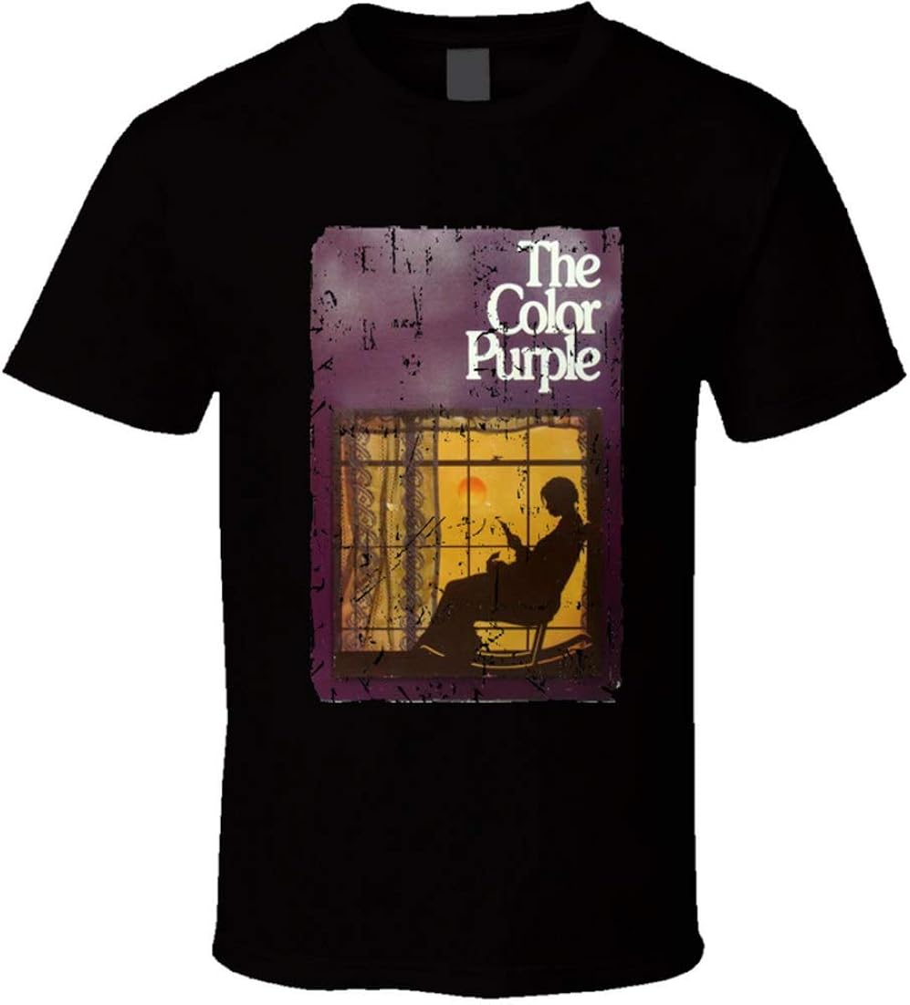 JINLONG The Color Purple Movie Poster Grunge TShirt Gr. L, Schwarz