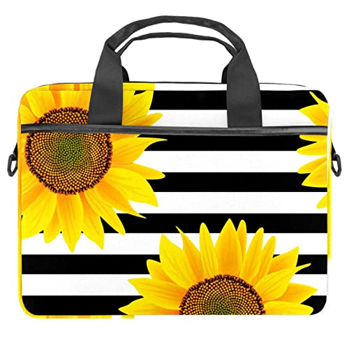 Sacoche ordinateur portable 13-14.5 pouces housse bandoulière fleur