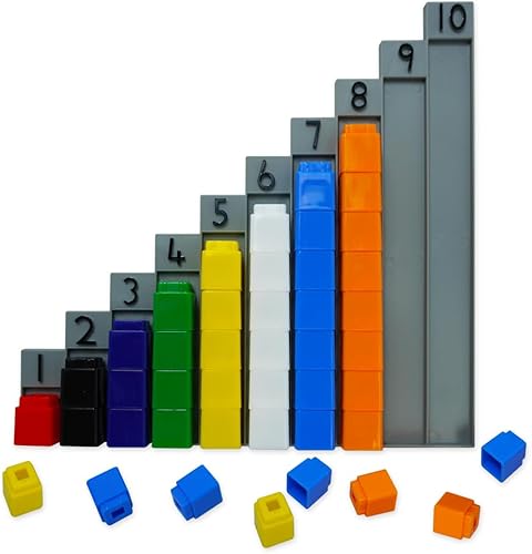 Miniatura 3 de Didax Cubos Unifix  Cubos entrelazados con folleto de actividades (juego de 100)