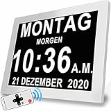 casio uhr alarm abstellen 🎁【Einfach zu bedienen für Senioren und Schulkinder】Einfach einstecken und die Tagesuhr wird gestartet, großer AM/PM- oder 24-Stunden-Modus, Datumsmodus kann TAG-MONAT-JAHR oder MONAT-TAG-JAHR sein, Sie können Ihre erstellen eigene Erinnerungen für Schulkinder, Heimarbeitsplätze oder ältere Eltern.