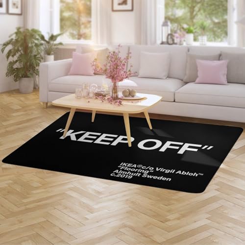 Tapete Moderno Keep Off 100.58x79.2 cm miniatura 4