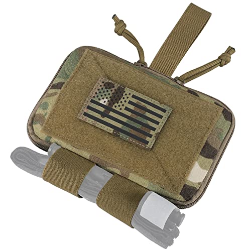 WYNEX Tactical Belt Medical Pouch, IFAK Pouch EMT First Aid Rip-Away Emergency Trauma Bag Portable Survival Pack Compact Med Bag Organizer for Camping - WYNEX