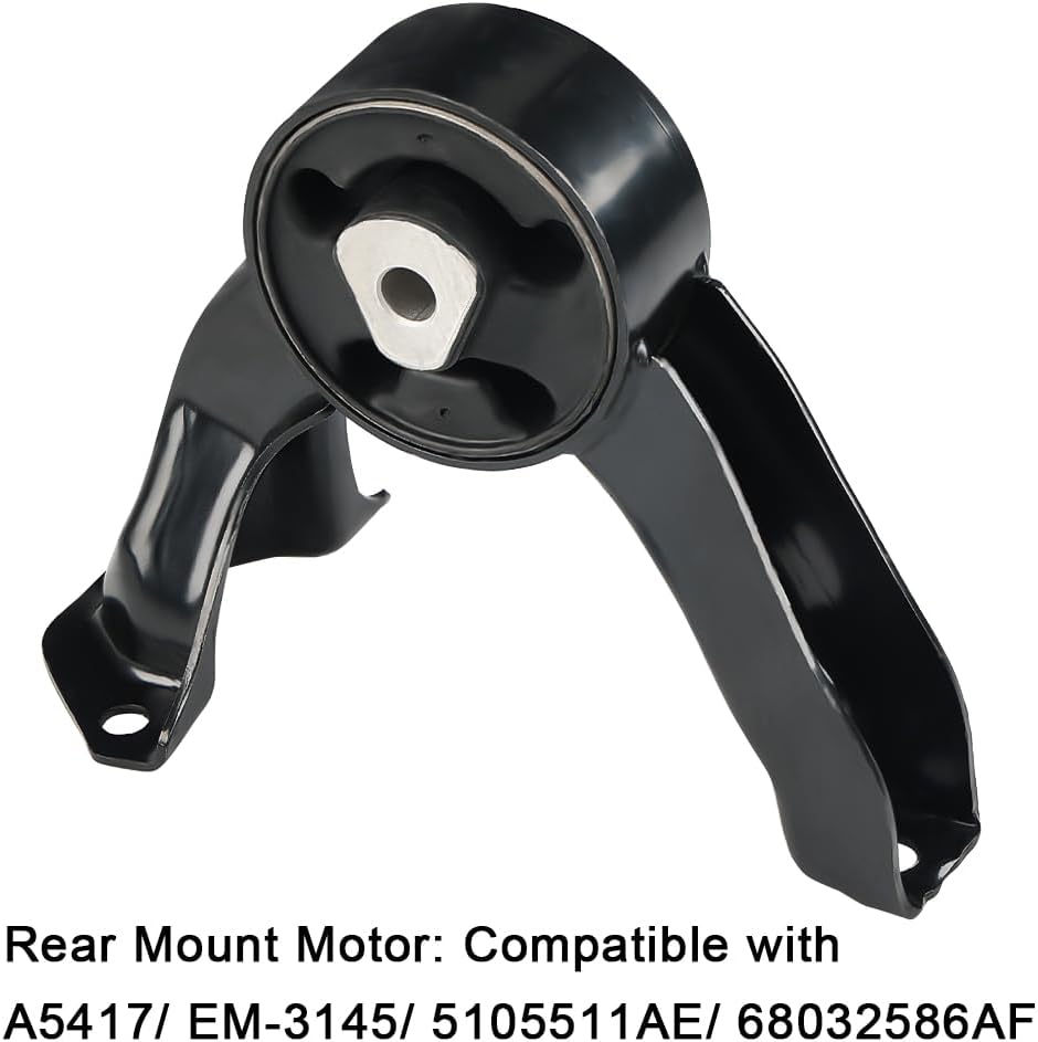 JDMON 4Pcs Engine Motor Transmission Mount Kit Replacement for Dodge Caliber Jeep Compass Patriot 2007-2016 2.0L 2.4L Compatible with A5415 A5416 A5417 A5418