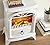 e-Flame USA Hamilton Indoor Compact Freestanding Electric Fireplace Space Heater - Realistic 3-D Wood Burning Flame (Winter White)