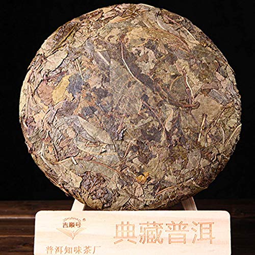 通用 357g Té PU-erh Antiguo Té Crudo Pastel Té Árbol Antiguo Hoja Dorada Natural China Yunnan - Imagen 3