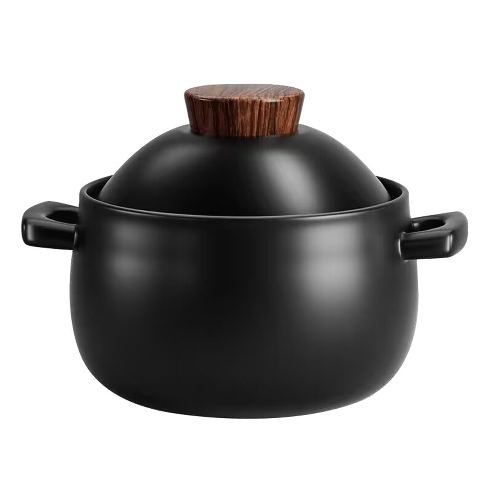 Multifunktionaler Keramik-Auflauf – robuster Sandtopf for Suppe, Nudeln, Reis und Eintopf, ideal for das tägliche Kochen und Familientreffen, Kochtopf for die Küche zu Hause(4.5L)