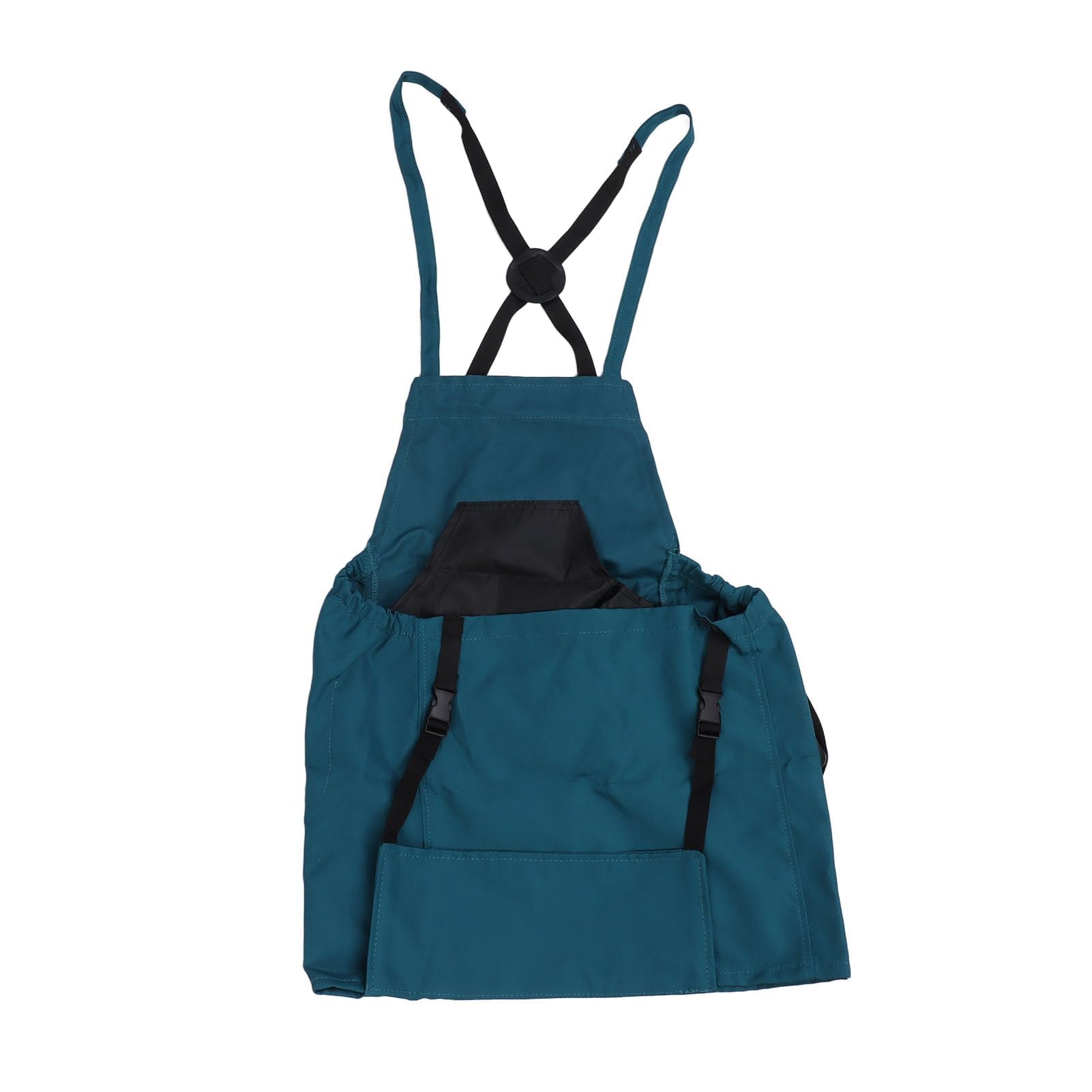 Walfront Bolsa de Recolección de Frutas, Tela Oxford, Cómoda Bolsa de Cosecha con Liberación Rápida, Bolsillo de 23 Pulgadas para Jardineros y Agricultores (Verde azulado)