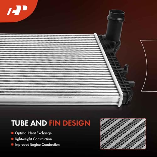 A-Premium Turbocharger Intercooler Compatible with Audi A3 2010-2013 & Volkswagen Jetta 2009-2014, Golf 2010-2014, Beetle 2013-2015, L4 2.0L Turbocharged Diesel, Charge Air Cooler - Image 3