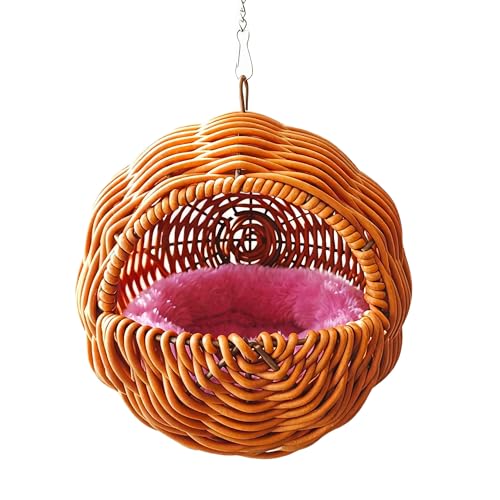Squirrel Hammock Sugar Glider Nest - Soft Squirrel Bed Nest Cage Accessories Accessories for Sugar Glider Cage Small Animal Hanging Habitat Hammock