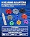 HIPULX 11-Piece Bearing Race and Seal Driver Set, 9 Double-Sided Adapters (39.5mm-81mm) with Seal Driver & Case for Wheel Hub Bearings and Oil Seals - Automotive Tool Kit for Cars, Trucks, SUVs