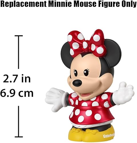 Miniatura 4 de Pieza de repuesto para Little People 100 años de la serie coleccionable de Mickey Mouse y sus amigos, HPJ88  Figura de repuesto de Minnie Mouse