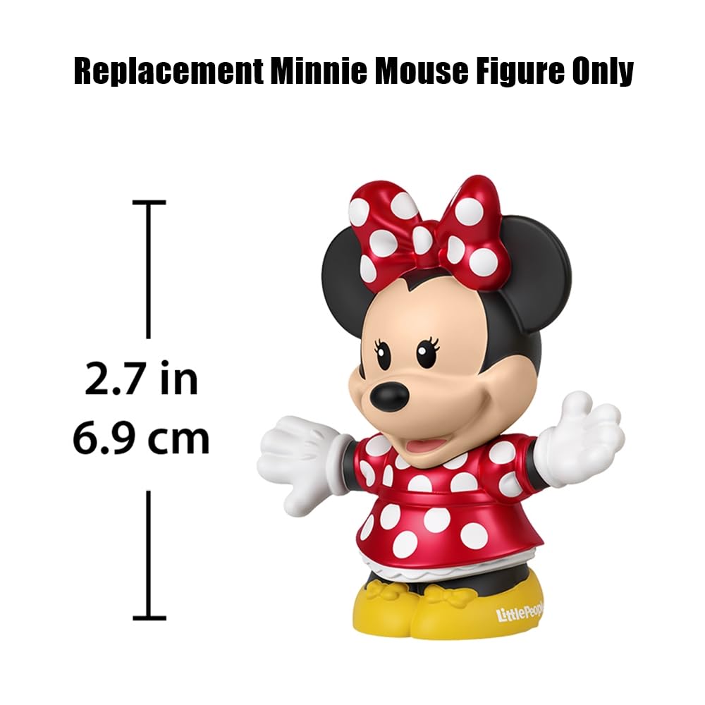 Część zamienna dla małych ludzi, 100-letnia seria kolekcjonerska Myszka Miki i przyjaciele zestaw do zabawy - HPJ88 ~ zamiennik figurki Myszki Minnie