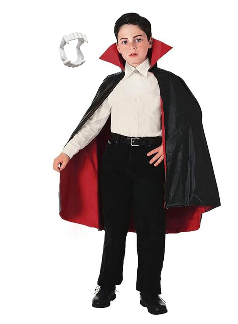 Fancy Dress Factory Halloween costumes for girls | Halloween costumes | Halloween dress for girls | Dracula Robe Pack Of 2 (Costume, Teeth) (B0CJ9LD67N) Amazon Price History, Amazon Price Tracker