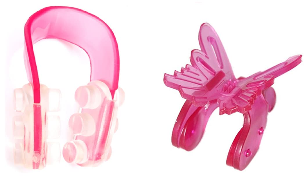 Frackson son Combo Titli Nose up & Pink Nose Up Clip Shaping Lifting Bridge Straightening Nose Up Beauty Clip High Lifting Clipper Correction Shaper For Shaping Beauty Tool
