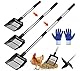 groß Hühnerkotschaufel,hühner zubehör Siebschaufel,hühnerstall zubehö,53 cm-105 cm abnehmbar chicken poop scooper schwer chicken poop shovel Hühnerstall Reinigungswerkzeuge