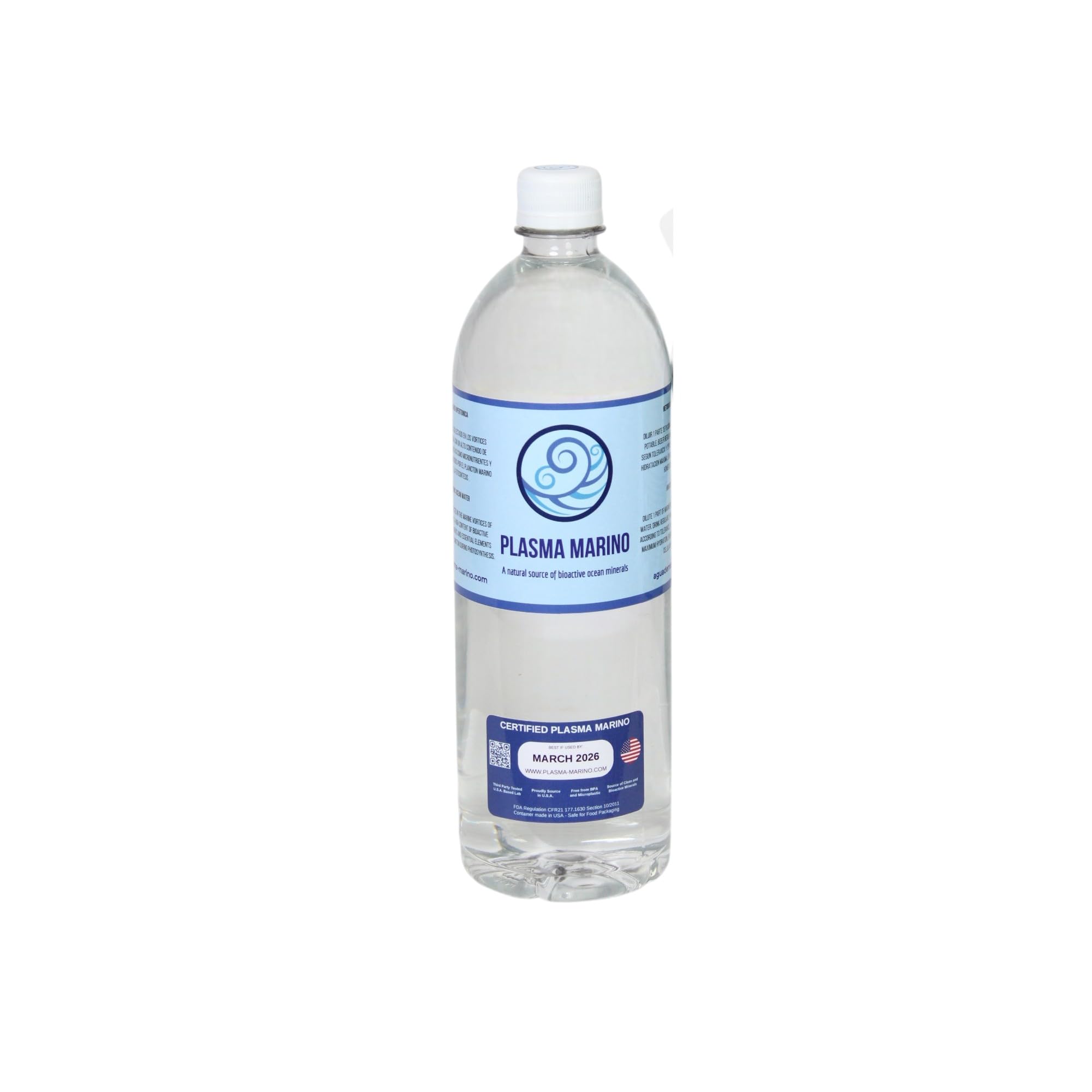 Plasma Marino - HYPERTONIC SEA WATER 1 L (Large)