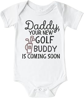 Golf Buddy Coming Soon, Funny Pregnancy Announcement for Golfer Dad. Baby Announcement Gift For Husband. Surprise Baby Reveal Ideas To Husband To Be.