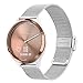 for Vivomove HR Women Men Watchband, TRUMiRR Mesh Woven Stainless Steel Watch Band Quick Release Strap Wristband for Garmin Vivomove HR Sport/Vivomove HR Premium All Versions
