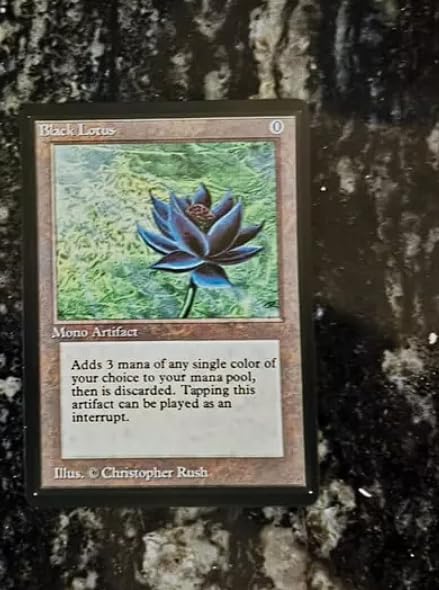 Black Lotus Carta Proxy Magic Card | Amazon.com.br