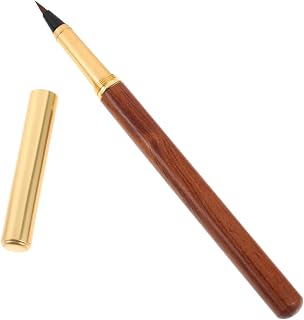 Wood Fountain Style Brush Pen for Calligraphy Writing