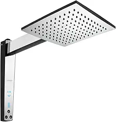 Chuveiro Acqua Century Digital Preto Cromado 220V 7500W Lorenzetti