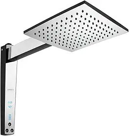Chuveiro Acqua Century Digital Preto Cromado 220V 7500W Lorenzetti