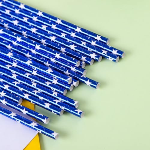 200 pitillos de papel diseño bandera americana para fiestas miniatura 2