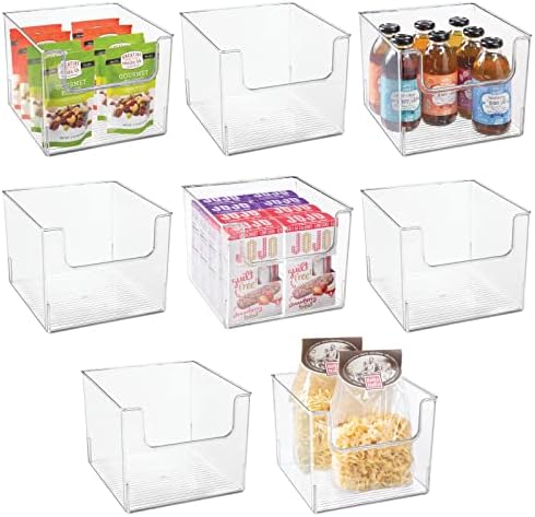 Lot De 5 Boîtes De Rangement Pour Frigo - Bacs Organisation Cuisine, Plastique