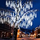 Guirlande Lumineuse de Pluie de Météores Extérieur, 960LED 50cm 20 Tubes Lumineuses de ...