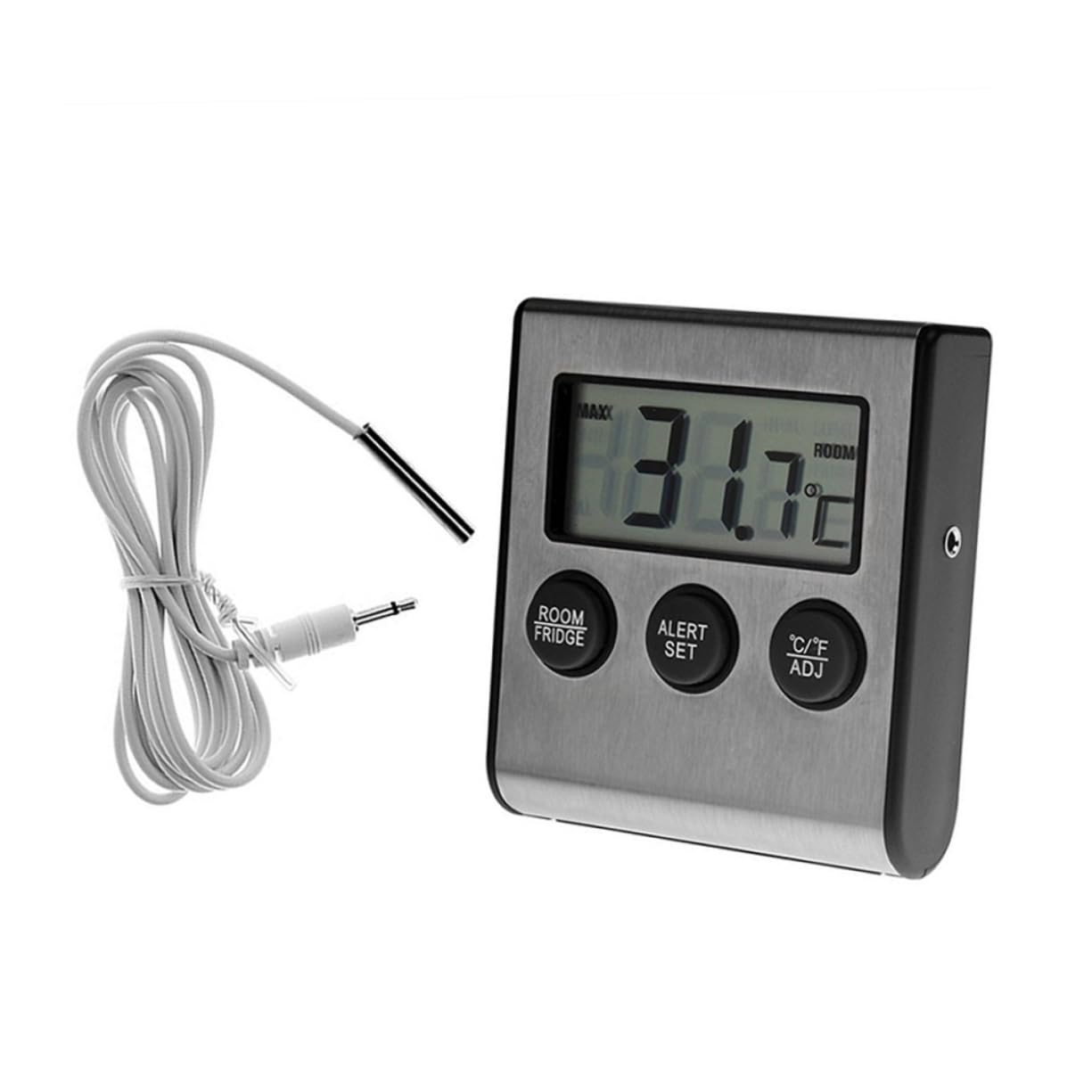TOPBATHY 3pezzi Termometro Per Frigorifero Allarme Temperature Monitoraggio e Bassa Per Design e Batteria