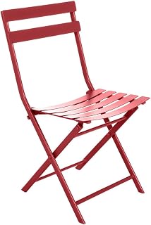 Hespéride - Silla de jardín Plegable 'Greensboro' Rojo