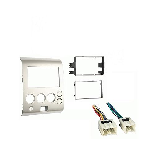 Harmony Audio Compatible con Nissan Pathfinder Armada 2004 2005 Doble DIN Arnés estéreo Radio Dash Kit