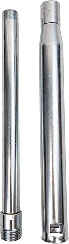 Miniatura 8 de Macnaught Bomba de transferencia de combustible M3 12V 20GPM de 1 pulgada de alto caudal. Boquilla, manguera de descarga, expandible a 36" de