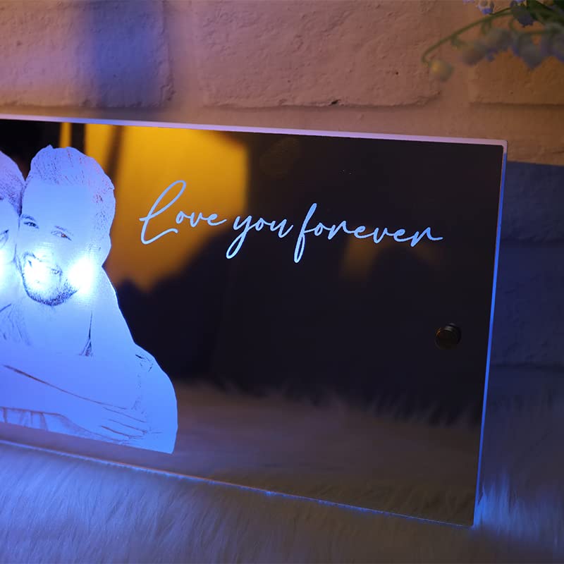 Specchio Luminoso Con Nome Personalizzato Per Camera Da Letto, Specchio Luminoso A Led Per Parete, Nomi Personalizzati, Insegna Luminosa Per Camera Da Letto, Regali Di Nozze Personalizzati