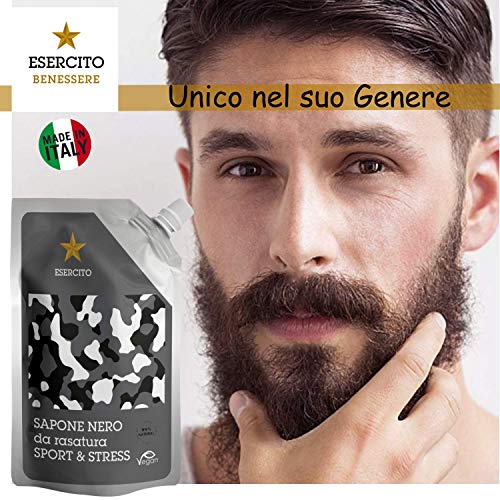 Esercito Benessere Sapone Nero da Rasatura 99%